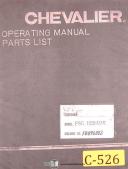 Chevalier-Chevalier PRO 32/33S, 32/33K & 32/33H, Milling, Operations and Parts Manual-32/33H-32/33K-32/33S-PRO-04